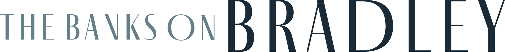 The Banks on Bradley logo